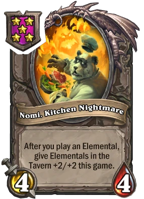 Nomi, Kitchen Nightmare Card Image