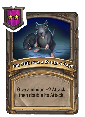 I'm Still Just a Rat in a Cage Card Image
