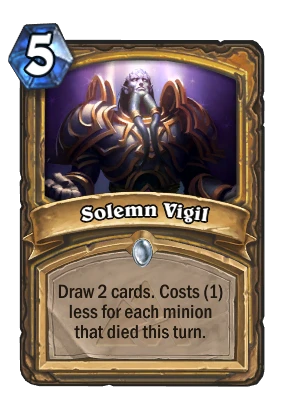 Solemn Vigil Card Image