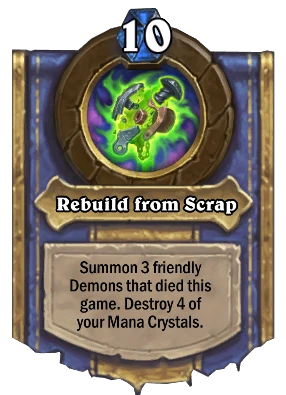 Rebuild from Scrap Card Image