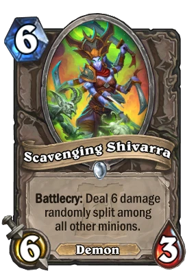 Scavenging Shivarra Card Image
