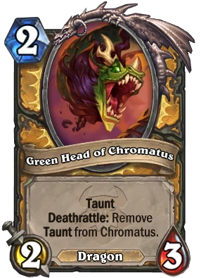 Green Head of Chromatus Card Image