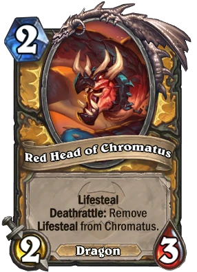 Red Head of Chromatus Card Image