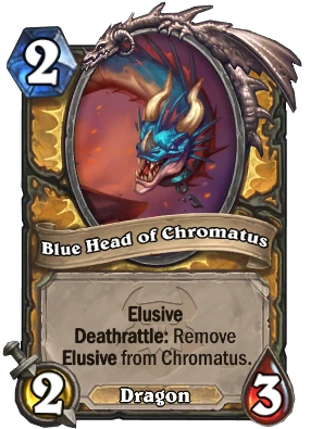 Blue Head of Chromatus Card Image