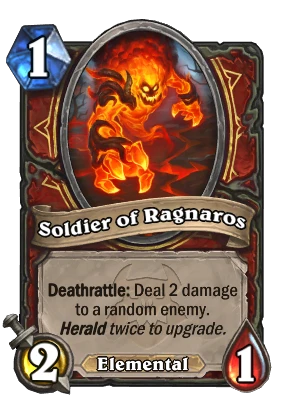 Soldier of Ragnaros Card Image