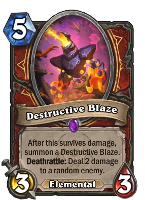 Destructive Blaze Card Image