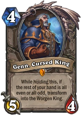 Genn, Cursed King Card Image