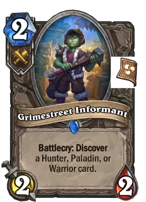 Grimestreet Informant Card Image
