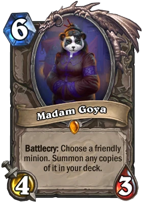 Madam Goya Card Image
