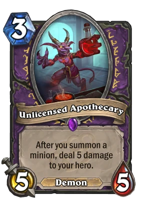 Unlicensed Apothecary Card Image