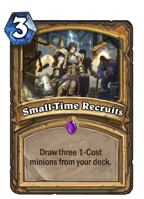 Small-Time Recruits Card Image