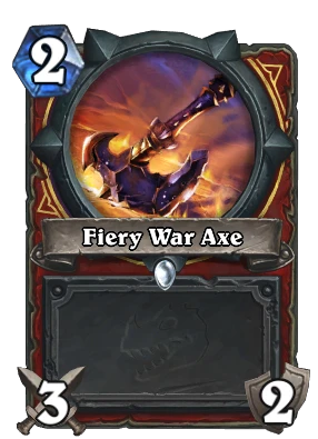 Fiery War Axe Card Image