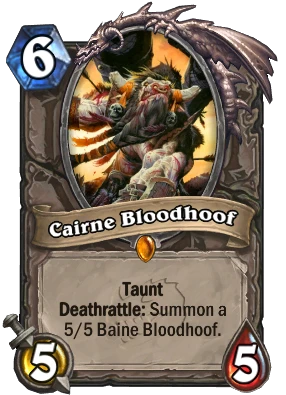 Cairne Bloodhoof Card Image