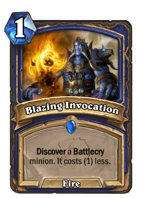 Blazing Invocation Card Image