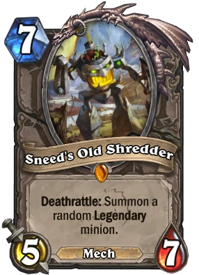 Sneed's Old Shredder Card Image