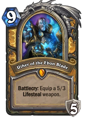 Uther of the Ebon Blade Card Image