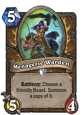 Menagerie Warden Card Image