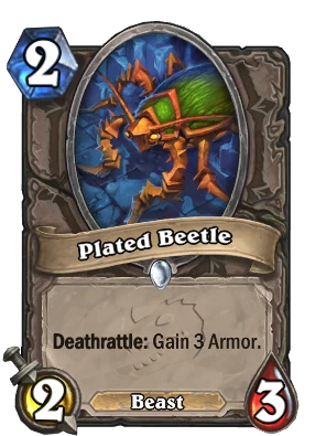 Plated Beetle Card Image
