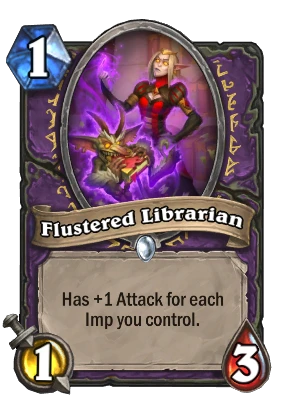 Flustered Librarian Card Image