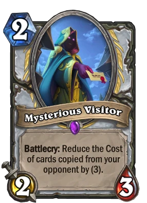 Mysterious Visitor Card Image