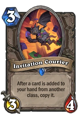 Invitation Courier Card Image