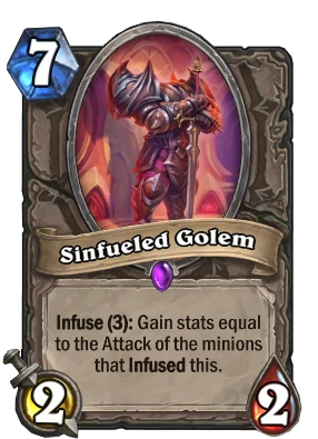 Sinfueled Golem Card Image