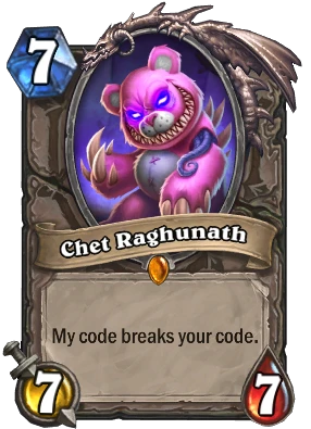 Chet Raghunath Card Image