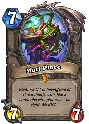 Matt Place Card Image