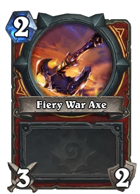 Fiery War Axe Card Image