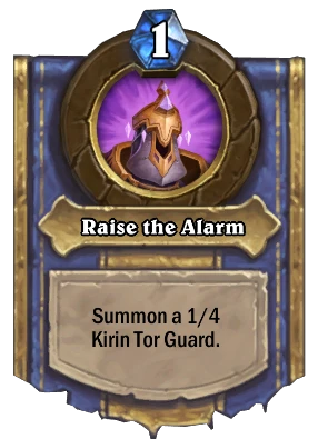 Raise the Alarm Card Image