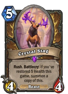 Crystal Stag Card Image