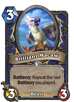 Brilliant Macaw Card Image