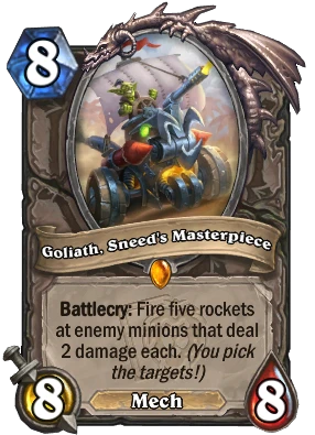 Goliath, Sneed's Masterpiece Card Image