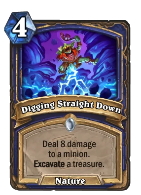 Digging Straight Down Card Image