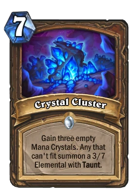 Crystal Cluster Card Image