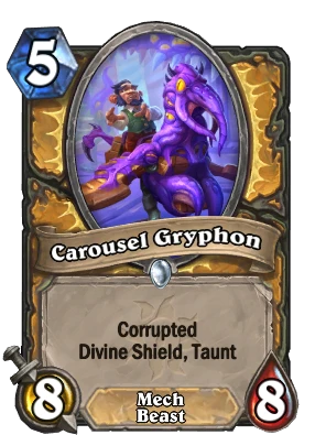 Carousel Gryphon Card Image