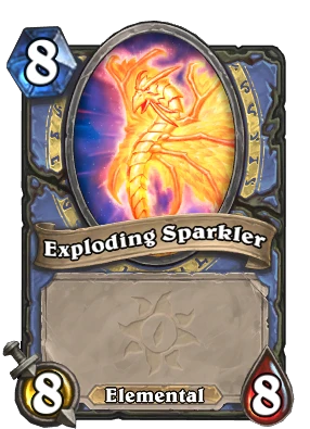 Exploding Sparkler Card Image