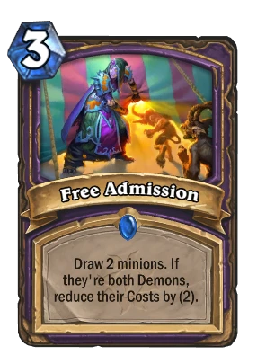 Free Admission Card Image