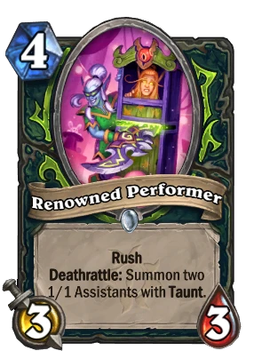 Renowned Performer Card Image