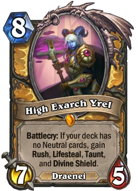 High Exarch Yrel Card Image