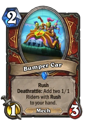 Bumper Car Card Image