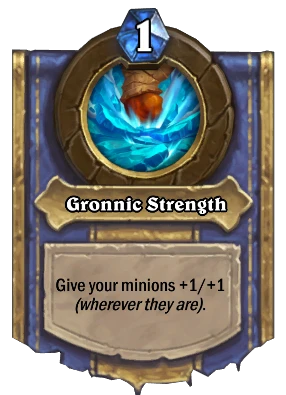 Gronnic Strength Card Image
