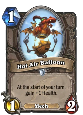 Hot Air Balloon Card Image