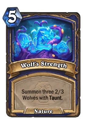 Wolf's Strength Card Image