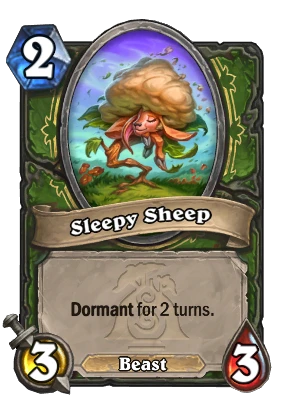Sleepy Sheep Card Image