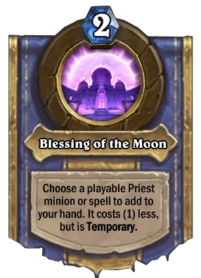 Blessing of the Moon Card Image