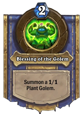 Blessing of the Golem Card Image