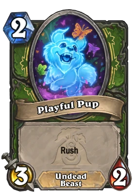 Playful Pup Card Image
