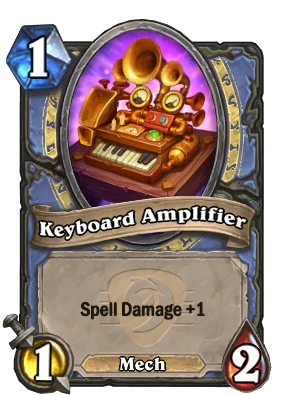 Keyboard Amplifier Card Image