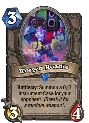 Worgen Roadie Card Image